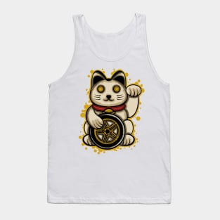 Racing Lucky Cat Tank Top